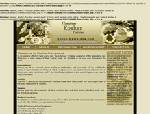 Tablet Screenshot of kosherhamptons.com
